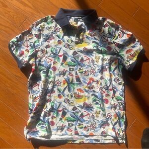 Polo Ralph Lauren Multicolor Nautical Print Polo Shirt